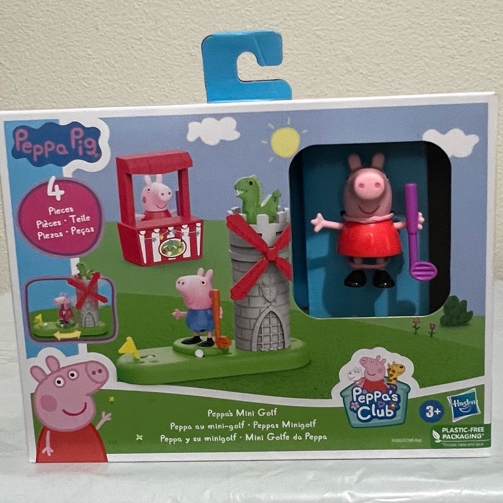 Hasbro Peppa Pig Mini Golf Playset - Peppa’s club 4pcs